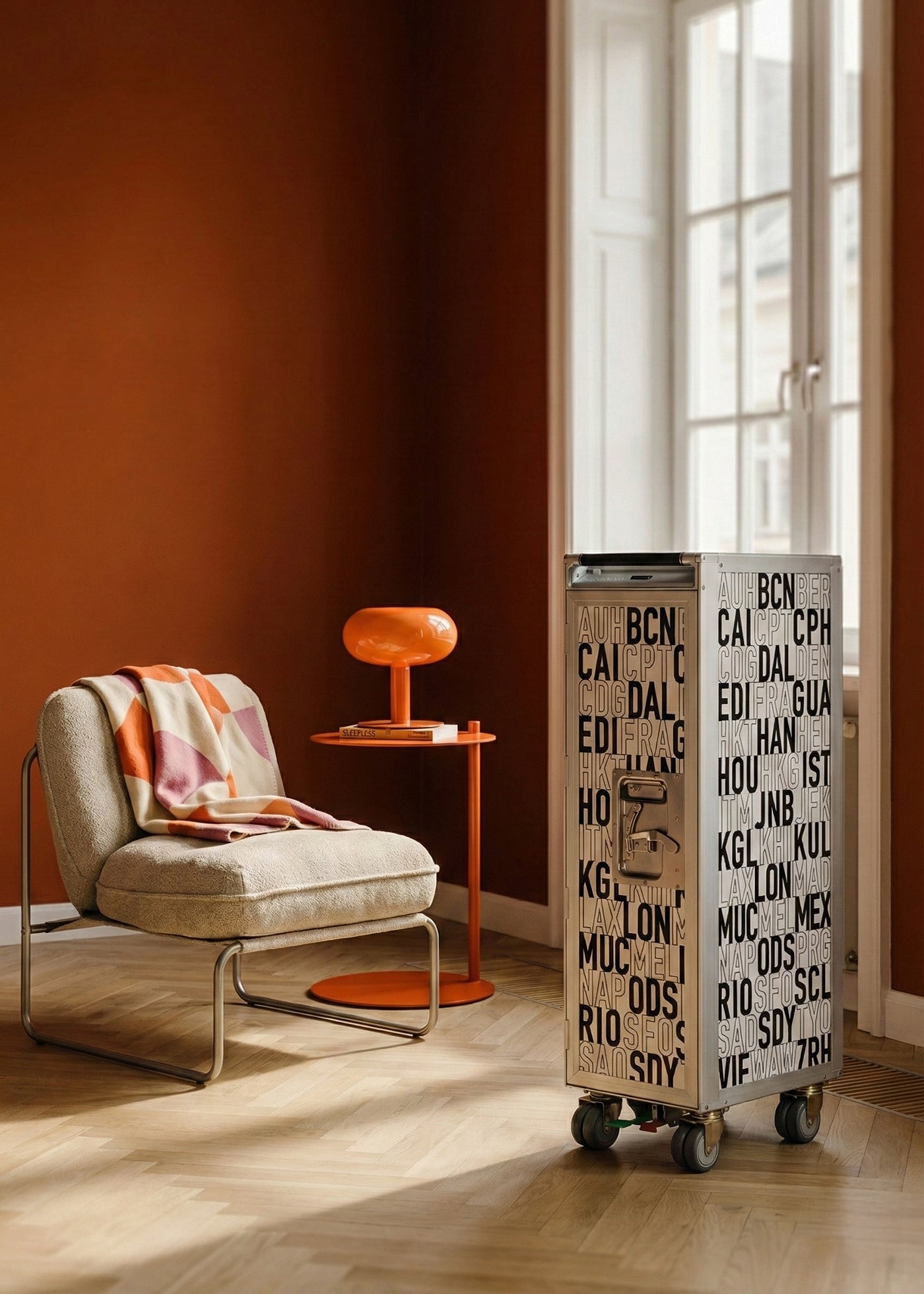 Flugzeugtrolley Destination